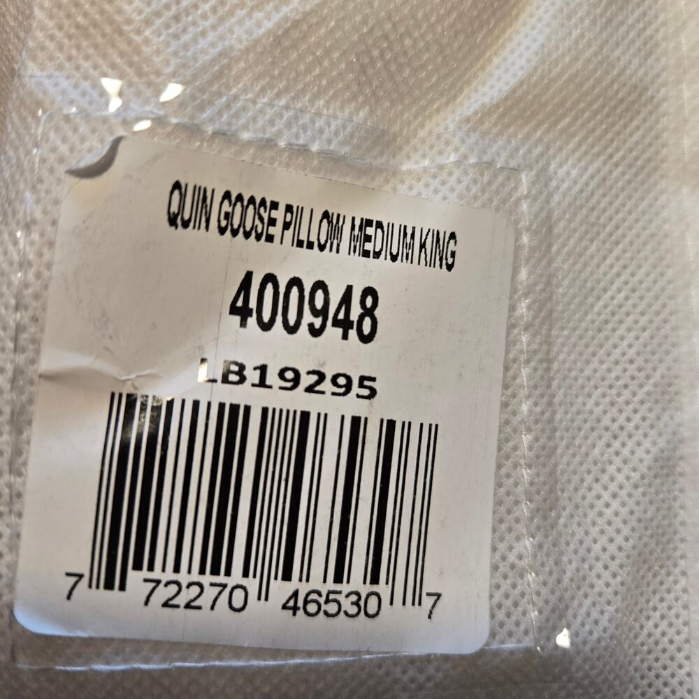 NEW Quince Luxe Goose Down King Pillow Firm/ Extra Firm - Picture 6 of 7
